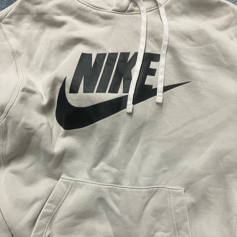 Nike Cream Sweatshirt with Black Logo